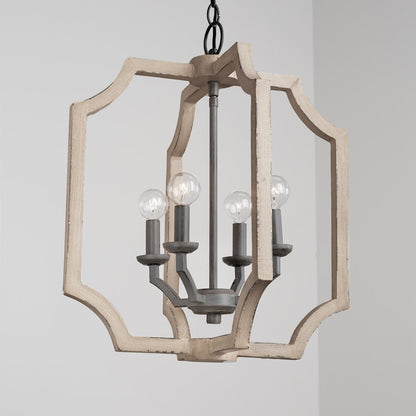 Capital Lighting 4 Light Foyer, Sea Salt