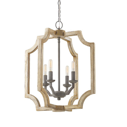 Capital Lighting 4 Light Foyer, Sea Salt