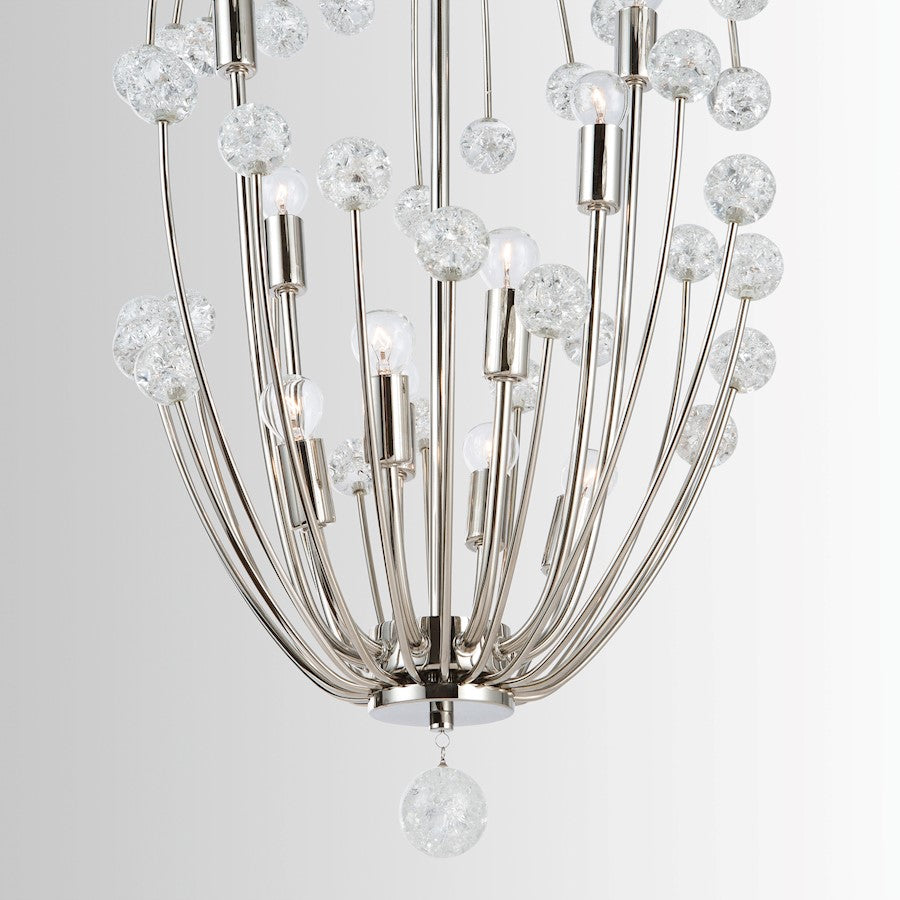 Capital Lighting Audra 10 Light Foyer, Polished Nickel