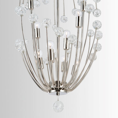 Capital Lighting Audra 10 Light Foyer, Polished Nickel