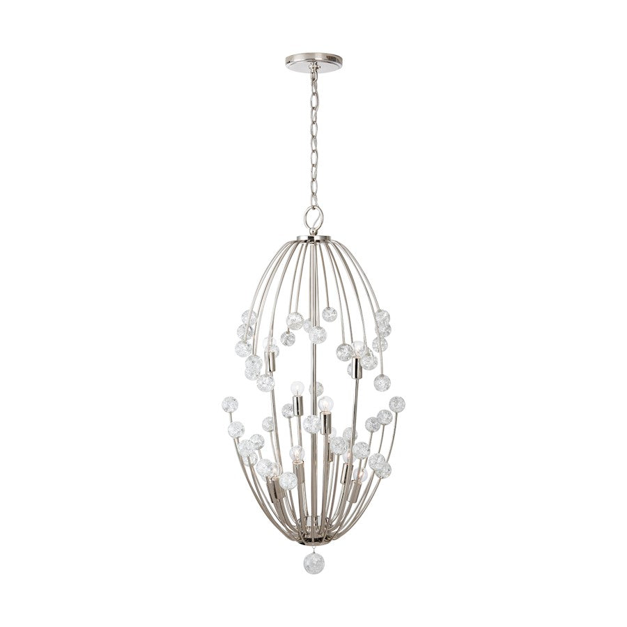 Capital Lighting Audra 10 Light Foyer, Polished Nickel