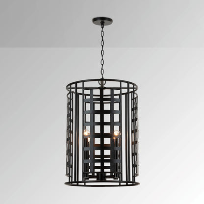 Capital Lighting Garrison 4 Light Foyer, Matte Black