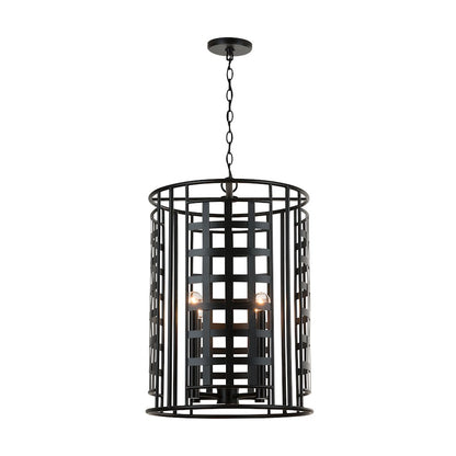 Capital Lighting Garrison 4 Light Foyer, Matte Black