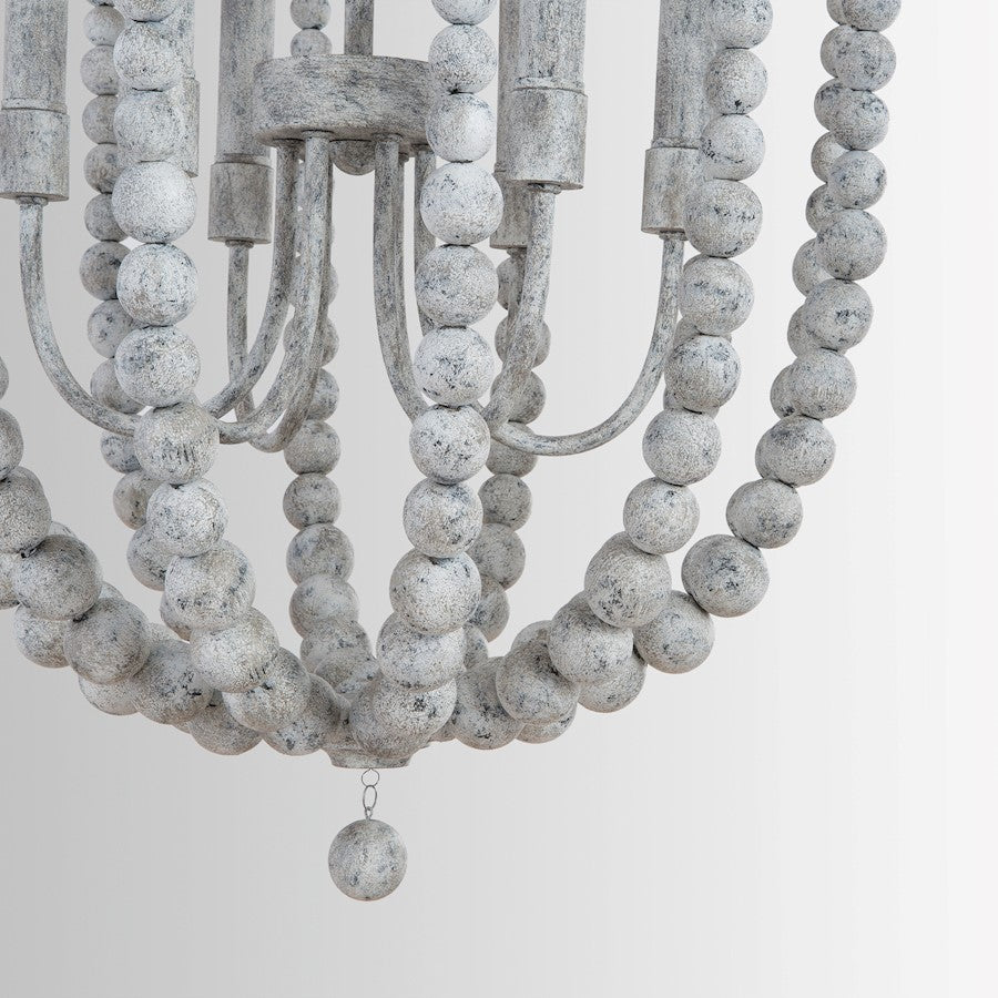 Capital Lighting 6 Light 32" Foyer, Mystic Sand