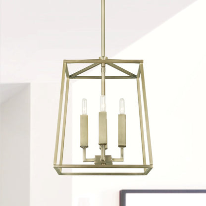 4 Light Foyer Pendant