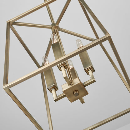 4 Light Foyer Pendant