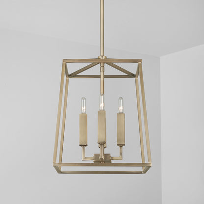 4 Light Foyer Pendant