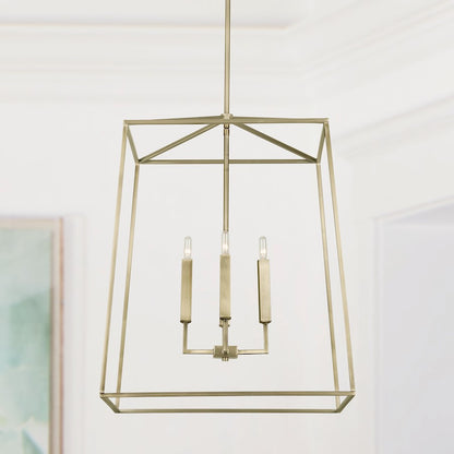 4 Light Foyer Pendant