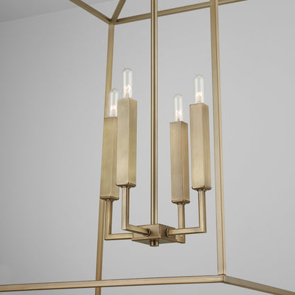 4 Light Foyer Pendant