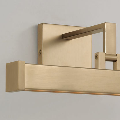 Capital Lighting Cortland 1 Light Sconce, Matte Brass