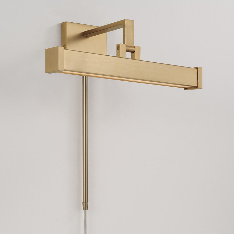 Capital Lighting Cortland 1 Light Sconce, Matte Brass