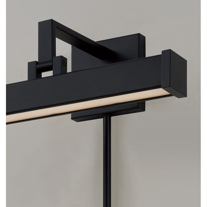 Capital Lighting Cortland 1 Light Sconce, Matte Black