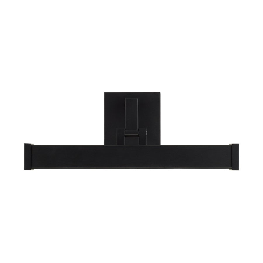 Capital Lighting Cortland 1 Light Sconce, Matte Black