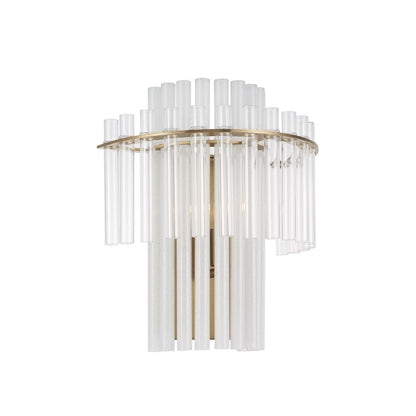 Capital Lighting Blair 1 Light Sconce, Aged Brass - 658711AD