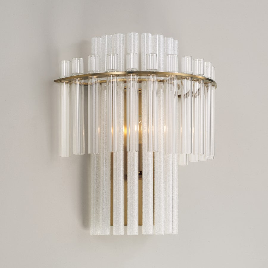 Capital Lighting Blair 1 Light Sconce, Aged Brass