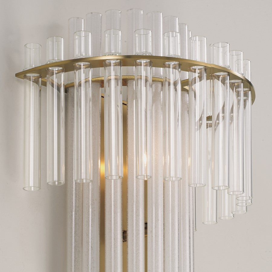 Capital Lighting Blair 1 Light Sconce, Aged Brass