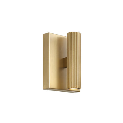 Capital Lighting Ian 2 Light 6" Sconce, Aged Brass - 659021AD