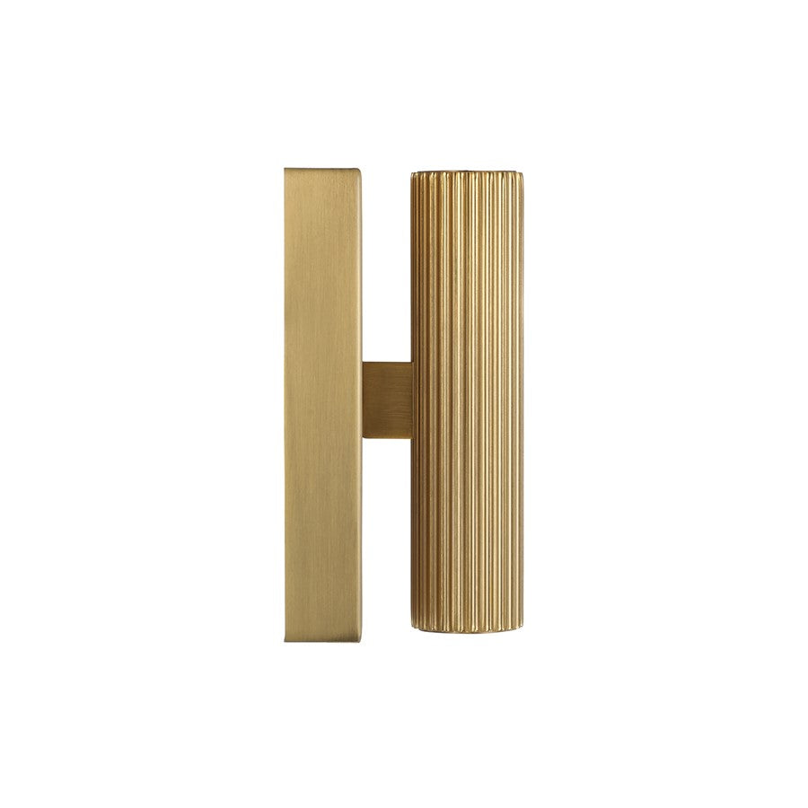 Capital Lighting Ian 2 Light 6" Sconce, Aged Brass