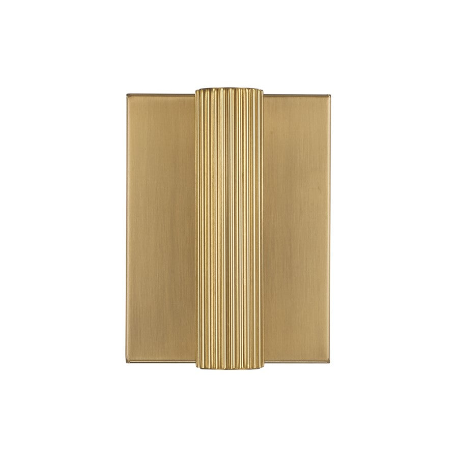 Capital Lighting Ian 2 Light 6" Sconce, Aged Brass