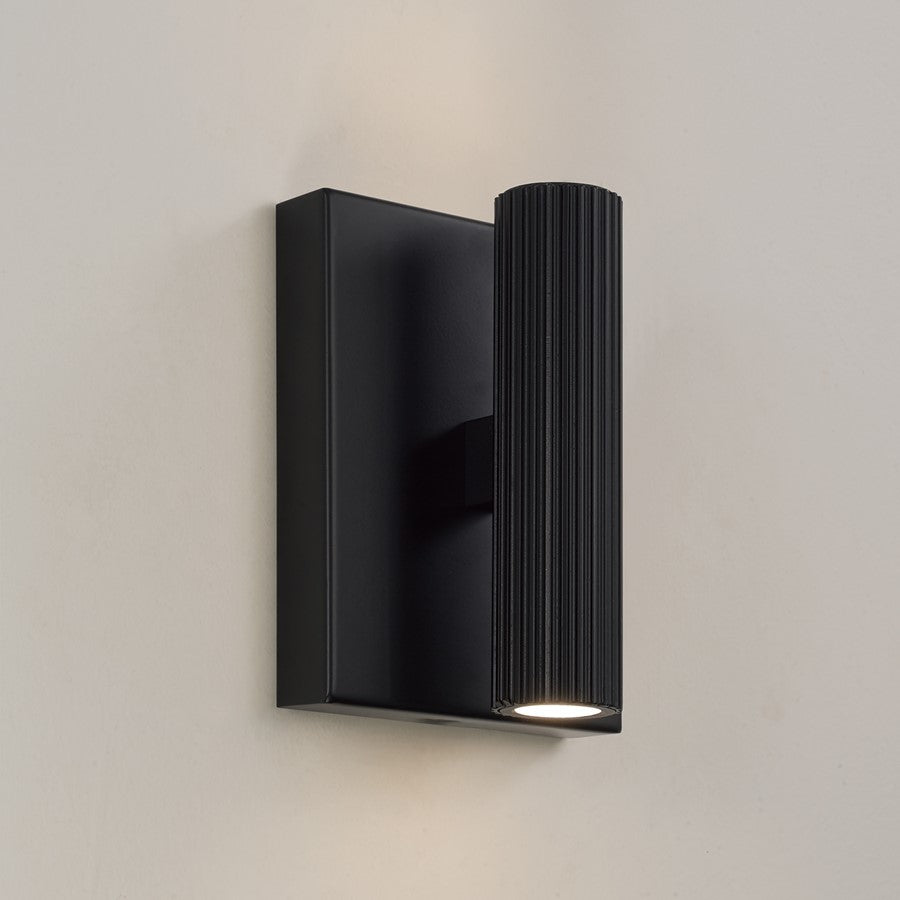 Capital Lighting Ian 2 Light 6" Sconce, Matte Black