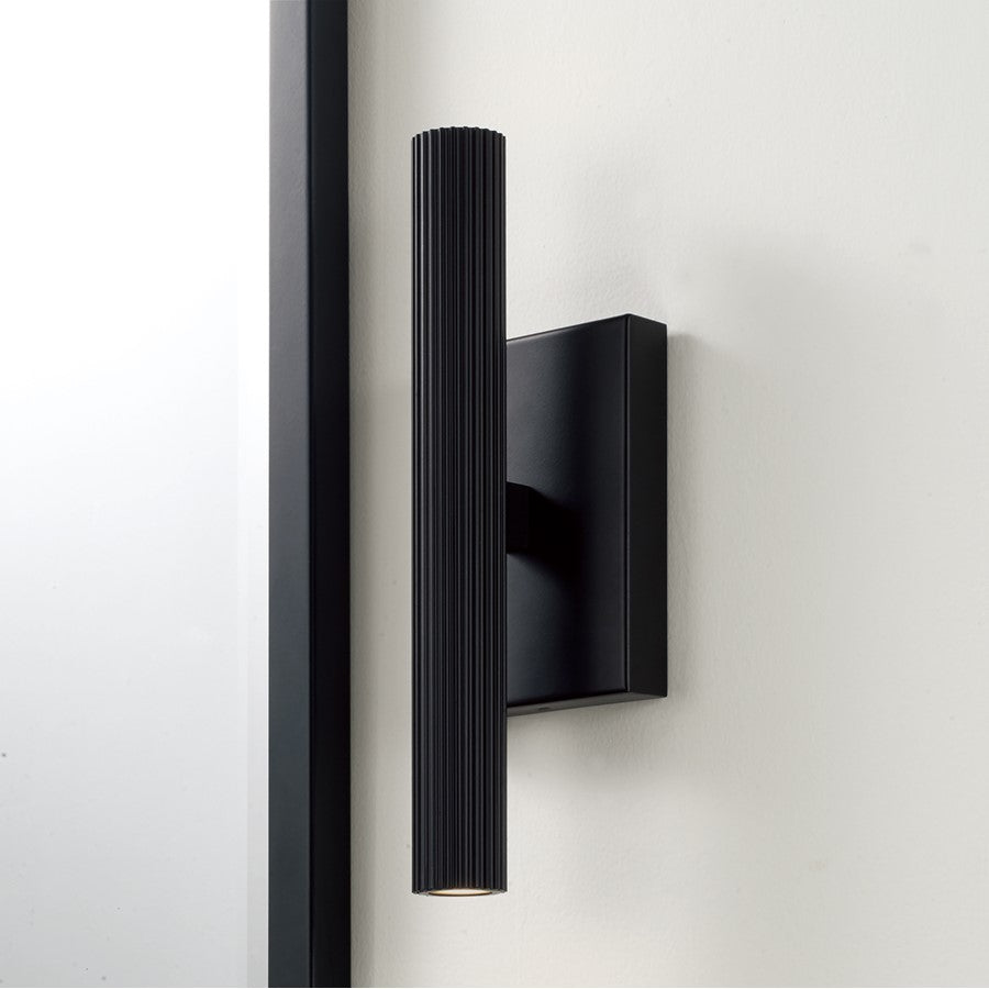 Capital Lighting Ian 2 Light 12" Sconce, Matte Black