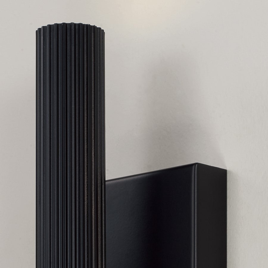 Capital Lighting Ian 2 Light 12" Sconce, Matte Black