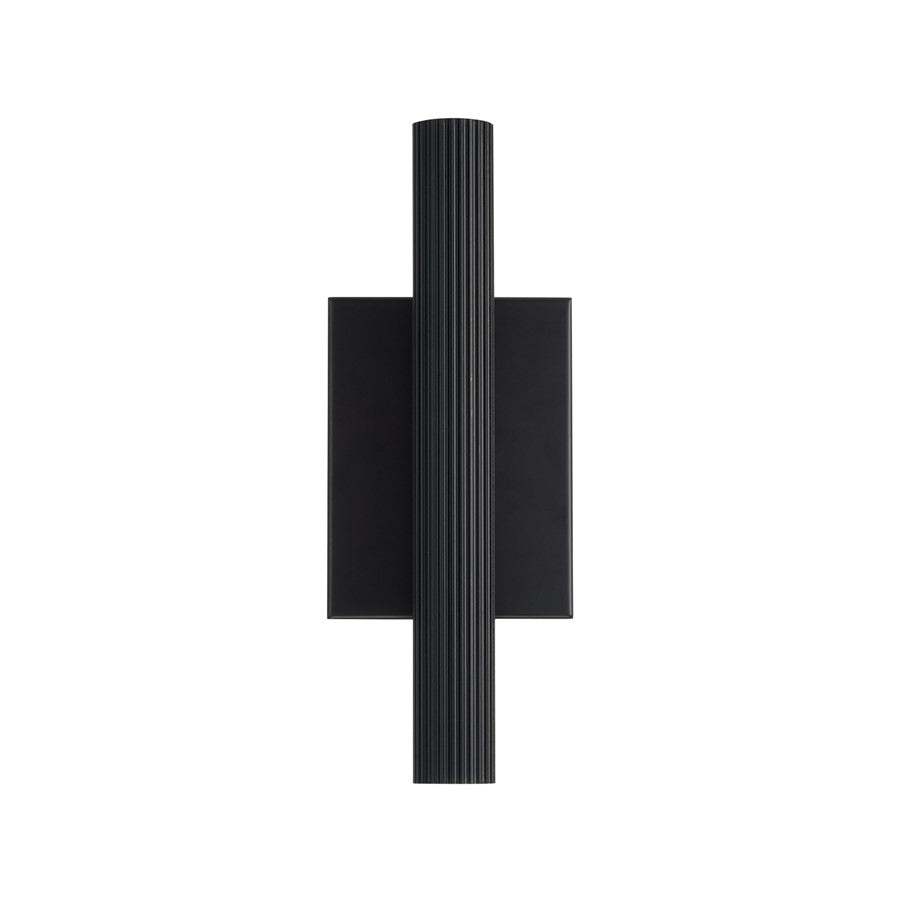 Capital Lighting Ian 2 Light 12" Sconce, Matte Black