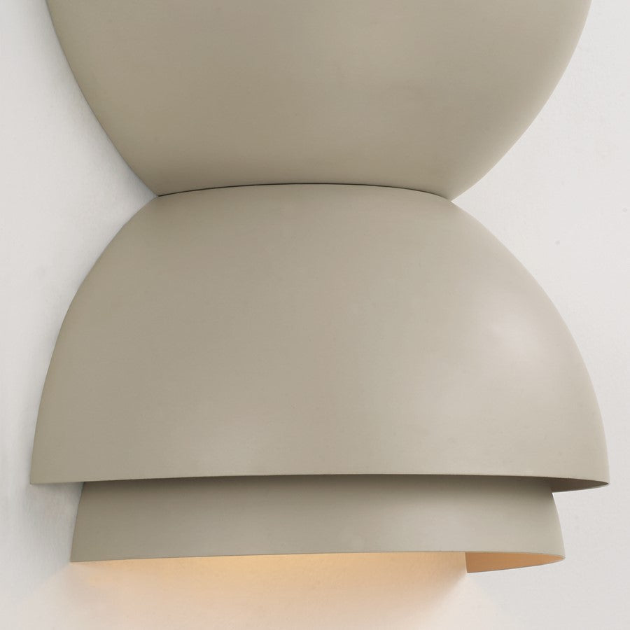 Capital Lighting Jensen 2 Light Sconce, Taupe