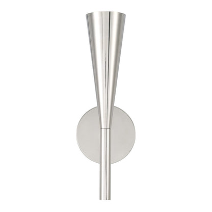 Capital Lighting Levi 1 Light Sconce, Polished Nickel