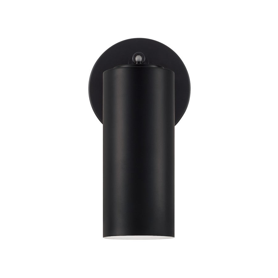 Capital Lighting Robbie 1 Light Sconce, Matte Black