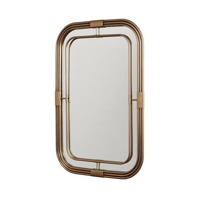 Capital Lighting Rectangular Decorative Mirror, Brass