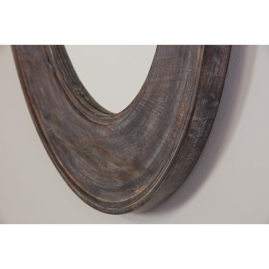 Capital Lighting Mirror Wood Framed Mirror, Black Wash
