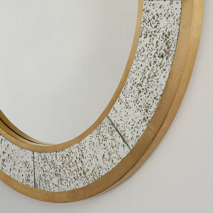 Capital Lighting Mirror Metal Clad Mercury Glass Mirror, True Brass