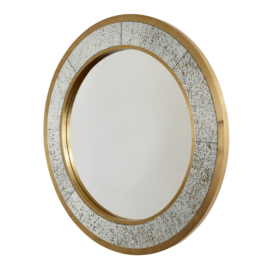 Capital Lighting Mirror Metal Clad Mercury Glass Mirror, True Brass