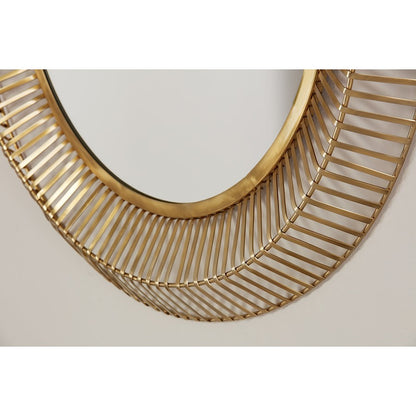 Capital Lighting Mirror Metal Frame Mirror, Matte Gold