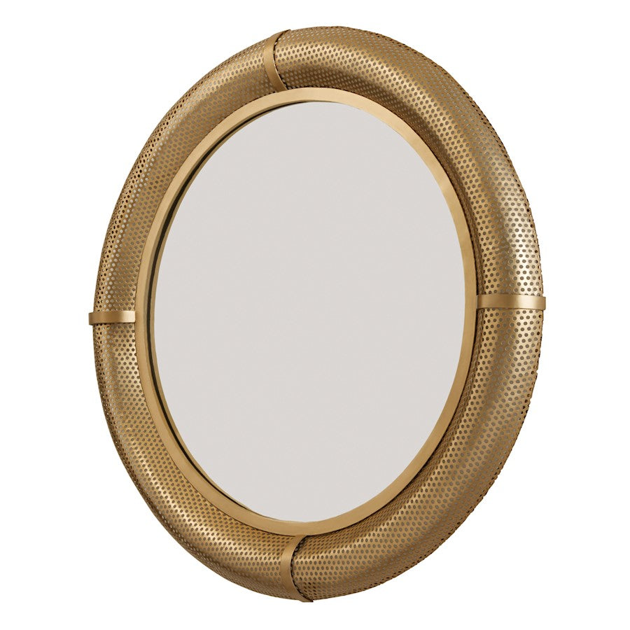 Capital Lighting Metal Decorative Mirror, Polished Brass
