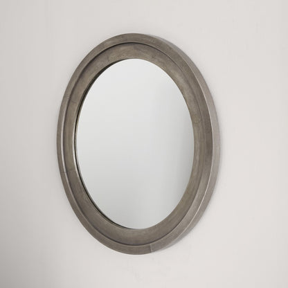 Capital Lighting Round Decorative Mirror, Oxidized Nickel