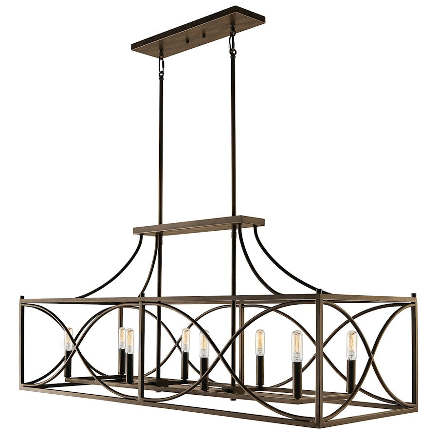 Capital Lighting Tybee 8 Light Island, Nordic Grey