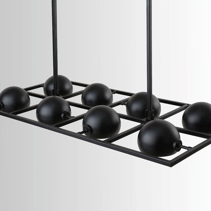 Capital Lighting Hadley 8 Light Island, Matte Black