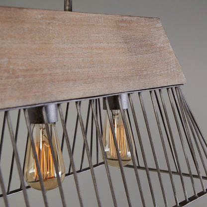 Capital Lighting Russell 5 Light Island, Urban Wash