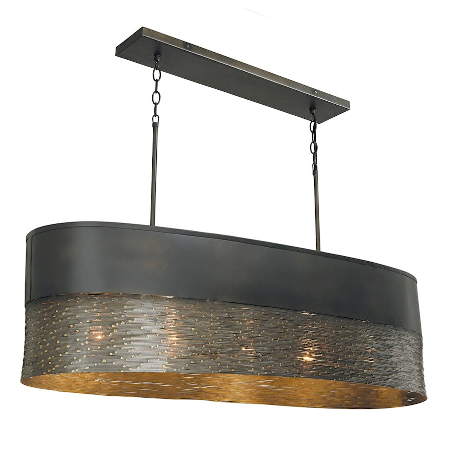 Capital Lighting Sana 5 Light Island, Grey Iron