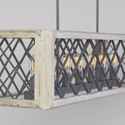 Capital Lighting 7 Light Island, Sea Salt