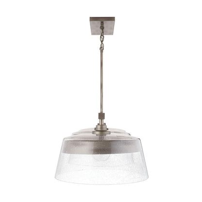 Capital Lighting Decker 3-Light Island, Washed Grey/Clear Seeded