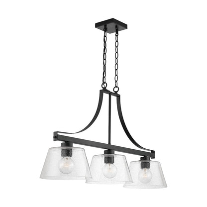 Capital Lighting 3-Light Small Island, Clear Seeded