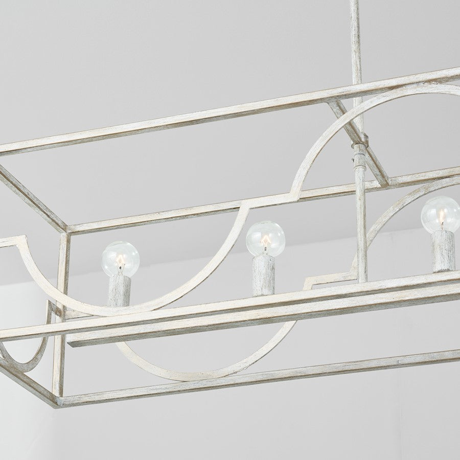 Capital Lighting Demi 5-Light Island, Winter White