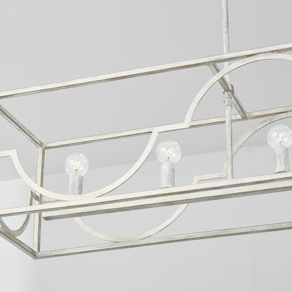 Capital Lighting Demi 5-Light Island, Winter White