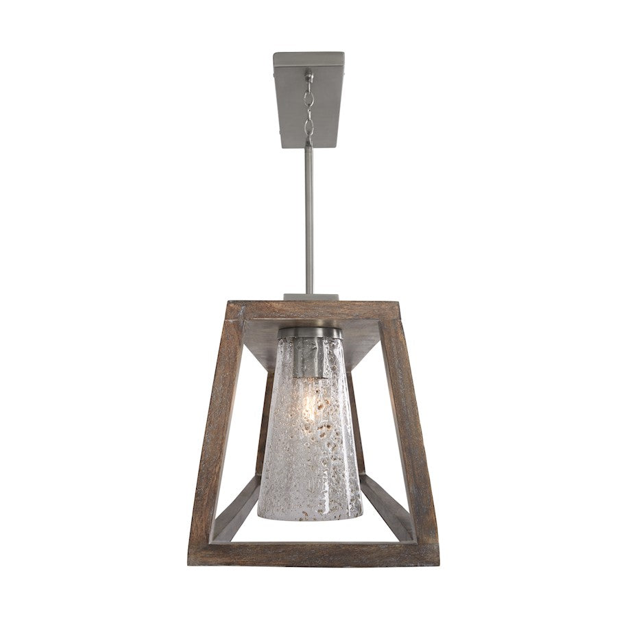 Capital Lighting Connor 5-Light Island, Black Wash Nickel/Clear
