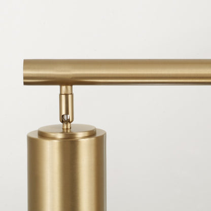 Capital Lighting Robbie 5 Light Linear Chandelier, Aged Brass