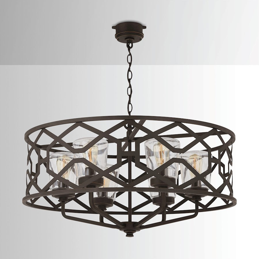 Capital Lighting Outdoor 6-Light Outdoor Chandelier