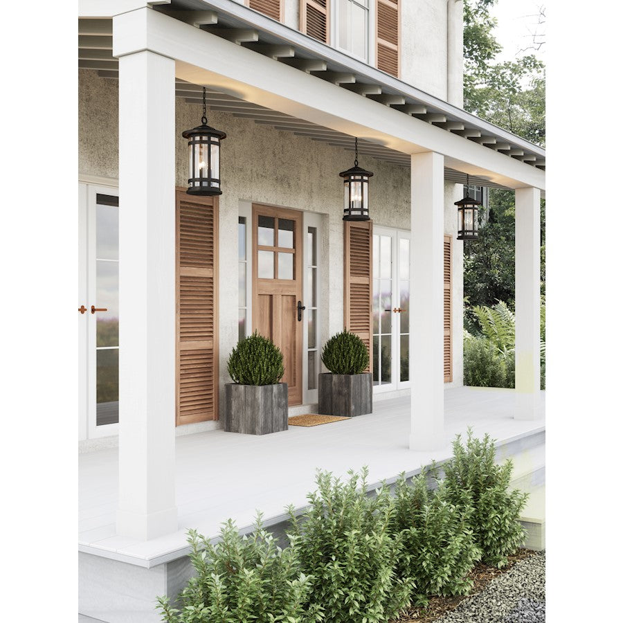 Capital Lighting Mission Hills 3 Light Outdoor Hanging Lantern